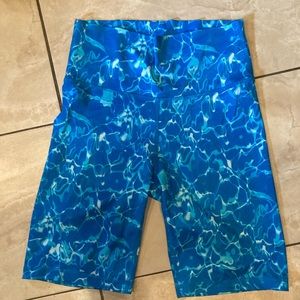 TNA bike shorts, mid thigh length